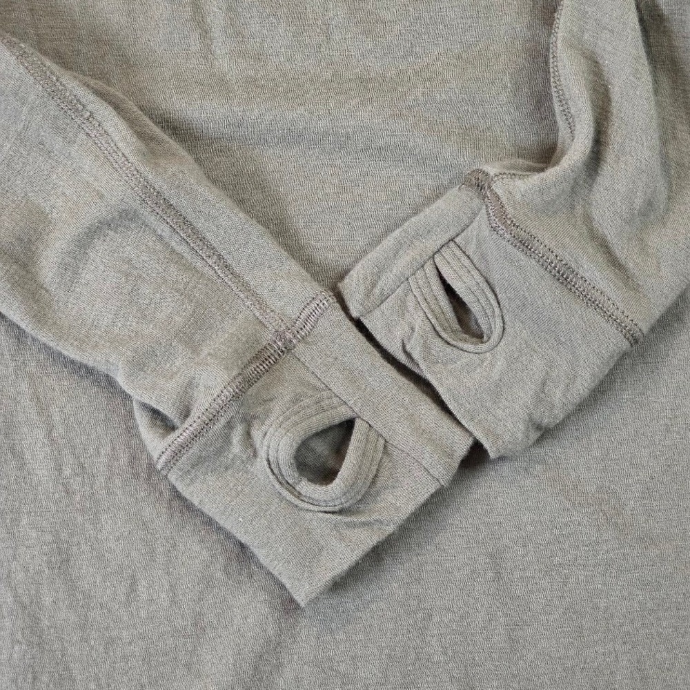 Duckworth Womens S 1/4 Zip Hoodie Olive Green 100% Rambouillet Merino Wool USA - Picture 5 of 11
